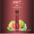 ขายคุณภาพดีที่สุด iget xxl 1800puffs บุหรี่อิเล็กทรอนิกส์